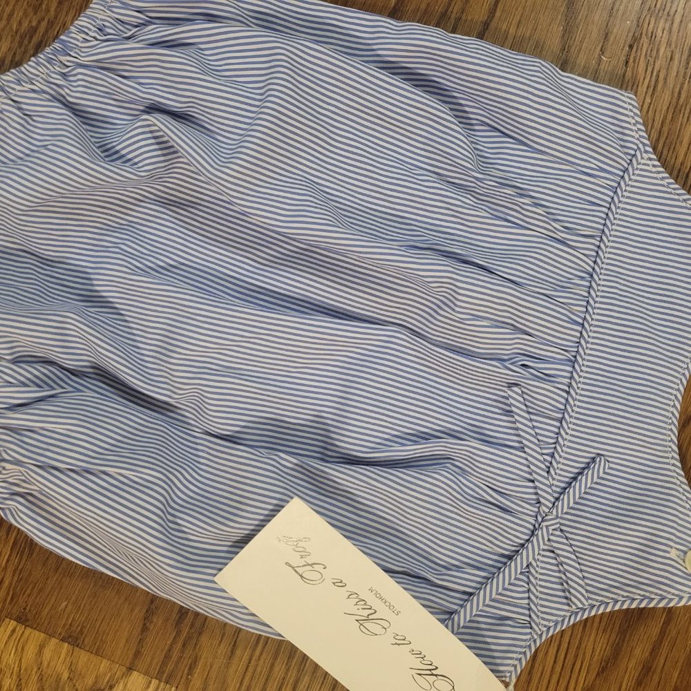 Striped Girls Baby Romper 6m - Picture 3 of 6